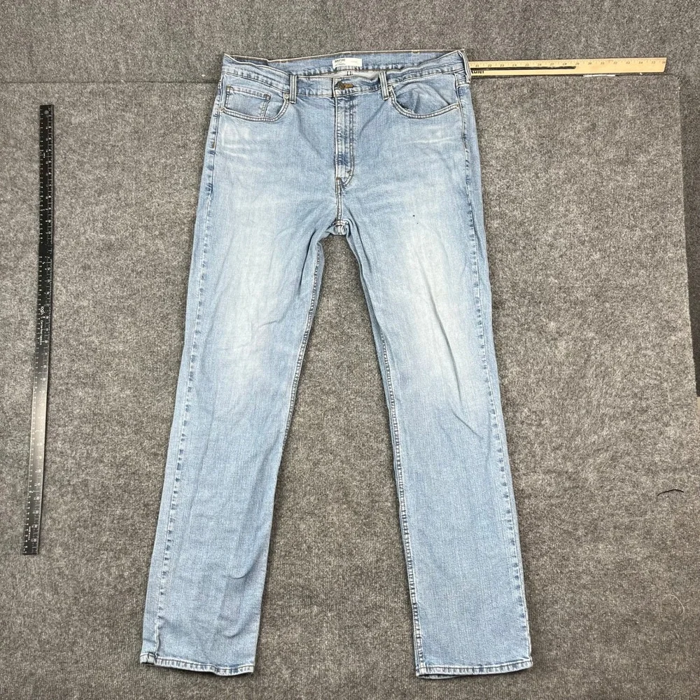 Signature‎ by Levi Strauss Jeans Mens Size 40x36 Light Wash Straight Fit Denim